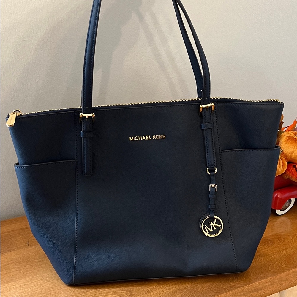 Michael Kors Navy Blue Tote